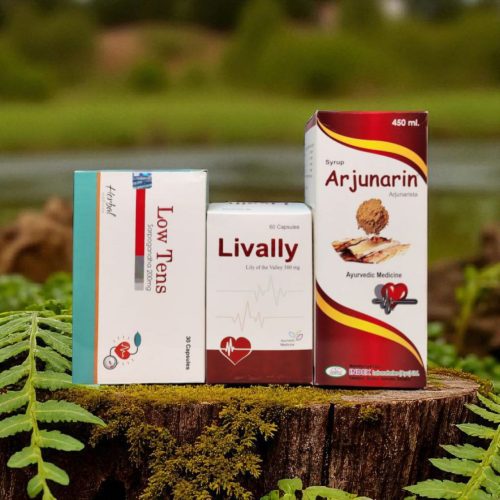 Arjunarin (450 ML) + Livally (60 Cap) + Low Tens (30 Cap)