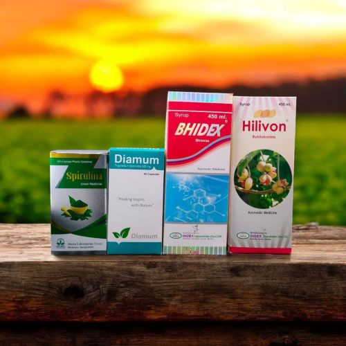 Bhidex + Diamum + Hilivon + Spirulina