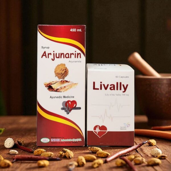 Arjunarin (450 ML) + Livally (60 Cap)