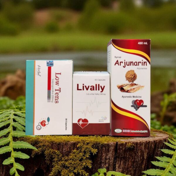Arjunarin (450 ML) + Livally (60 Cap) + Low Tens (30 Cap)
